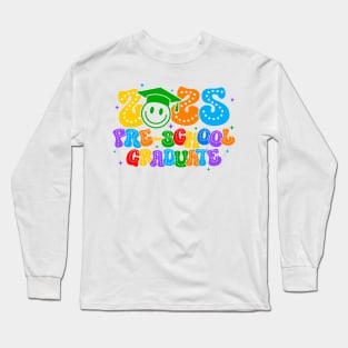 Pre-k Graduate 2025 Class Graduation gift for boys Girl kids Long Sleeve T-Shirt